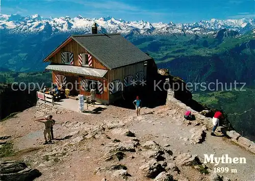 AK / Ansichtskarte Mythen_SZ Bergrestaurant Grosser Mythen  Mythen_SZ