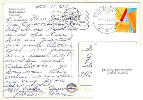 AK / Ansichtskarte Bad_Zurzach Thermal Bad  Bad_Zurzach