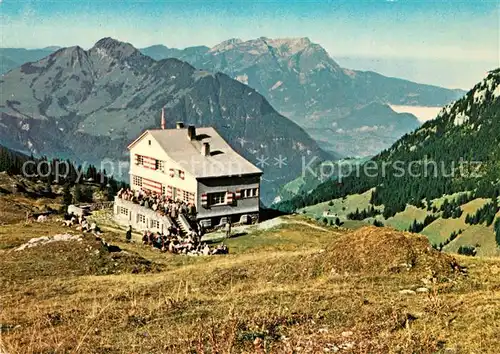 AK / Ansichtskarte Brisenhaus Stanserhorn Pilatus Brisenhaus