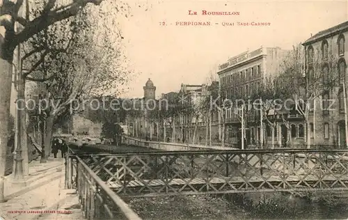 AK / Ansichtskarte Perpignan Quai Sadi Carnot Perpignan
