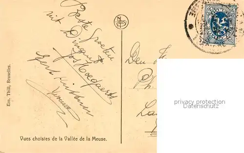 AK / Ansichtskarte Hastiere_Meuse Panorama Hastiere_Meuse