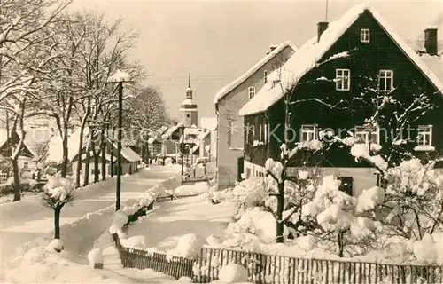 AK / Ansichtskarte Sosa_Erzgebirge Strasse der Deutsch Sowjetischen Freundschaft Sosa Erzgebirge
