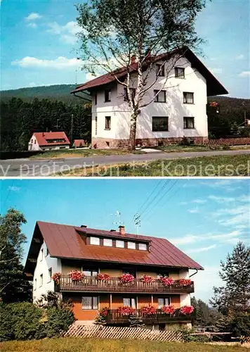 AK / Ansichtskarte Fleckl Haus Reichenberger Gaestehaus Pension im Fichtelgebirge Fleckl