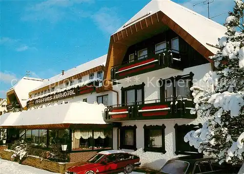 AK / Ansichtskarte Luetzenhardt Hotel Restaurant Sanatorium Pfeiffer s Kurhotel im Winter Luetzenhardt