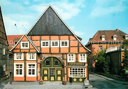 AK / Ansichtskarte Wiedenbrueck Gaststaette Restaurant Fuchshoehle Fachwerkhaus Wiedenbrueck