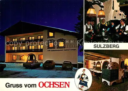 AK / Ansichtskarte Sulzberg_Vorarlberg Gasthof Ochsen Restaurant Hausmusik Sulzberg Vorarlberg