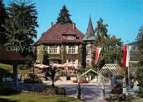 AK / Ansichtskarte Kappelrodeck Cafe Zuckerberg Schloss Terrasse Kappelrodeck