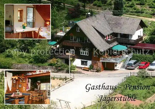 AK / Ansichtskarte Oberharmersbach Gasthaus Pension Jaegerstueble Oberharmersbach