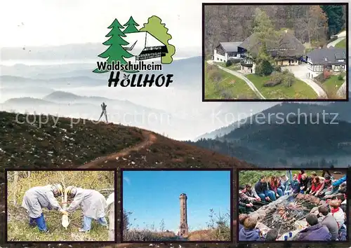 AK / Ansichtskarte Reichenbach_Gengenbach Waldschulheim Hoellhof Landschaftspanorama Schwarzwald Reichenbach Gengenbach