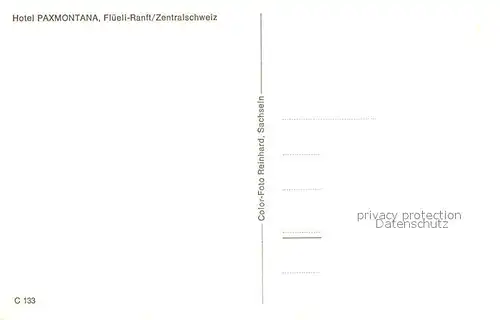 AK / Ansichtskarte Flueeli Ranft Hotel Paxmontana Flueeli Ranft