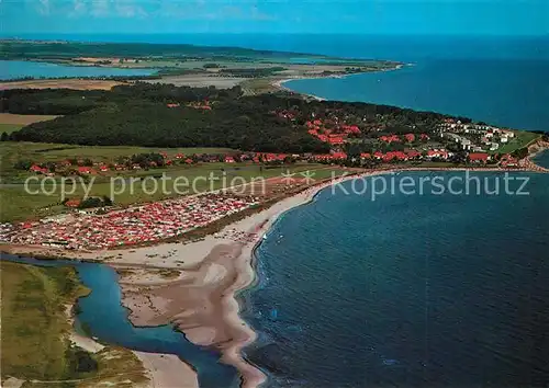AK / Ansichtskarte Hohwacht_Ostseebad Fliegeraufnahme Hohwacht_Ostseebad