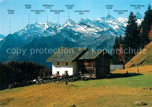 AK / Ansichtskarte Schenna_Meran Mahd Alm Hirzer Hochplateau Schenna Meran