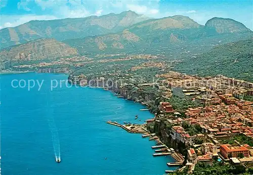 AK / Ansichtskarte Sorrento_Campania Veduta aerea Sorrento Campania