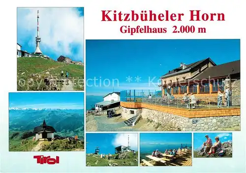 AK / Ansichtskarte Kitzbuehel_Tirol Gipfelhaus Restaurant Kitzbueheler Horn Details Kitzbuehel Tirol