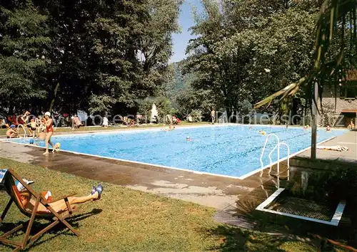 AK / Ansichtskarte Magliaso_Lago_di_Lugano Ev Zentrum fuer Ferien und Bildung Schwimmbad Magliaso_Lago_di_Lugano