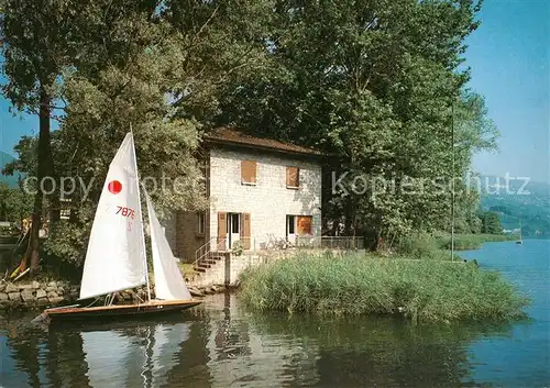 AK / Ansichtskarte Magliaso_Lago_di_Lugano Ev Zentrum fuer Ferien und Bildung Magliaso_Lago_di_Lugano