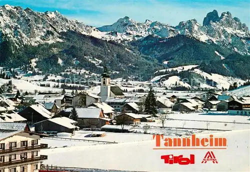 AK / Ansichtskarte Tannheim_Tirol mit Rote Flueh und Gimpel Tannheim Tirol