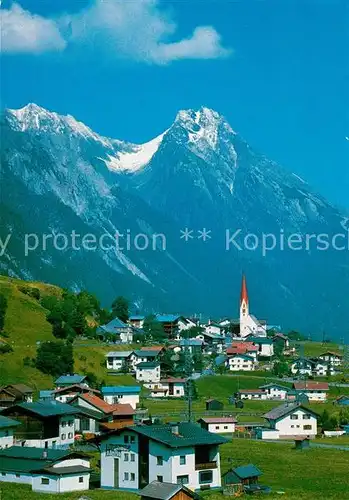 AK / Ansichtskarte Pettneu_Arlberg mit Eisenspitze Pettneu Arlberg