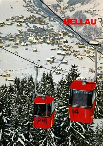AK / Ansichtskarte Mellau_Vorarlberg mit Einseilumlaufbahn Mellau_Vorarlberg