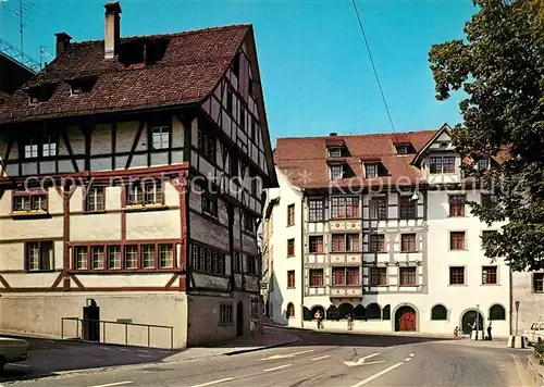 AK / Ansichtskarte St_Gallen_SG Am Gallusplatz St_Gallen_SG