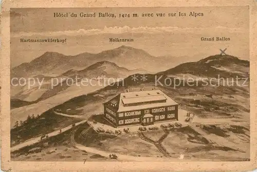 AK / Ansichtskarte Grand_Ballon Hotel du Grand Ballon Grand Ballon