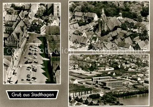 AK / Ansichtskarte Stadthagen Fliegeraufnahme Stadthagen