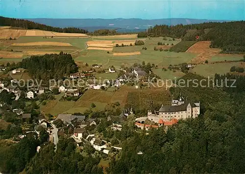 AK / Ansichtskarte Lauenstein_Oberfranken Mantelberg Fliegeraufnahme Schloss Lauenstein_Oberfranken