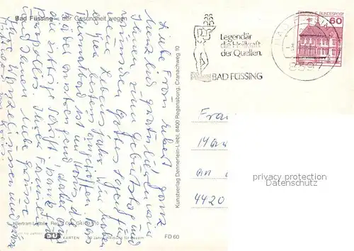 AK / Ansichtskarte Bad_Fuessing Fliegeraufnahme Bad_Fuessing