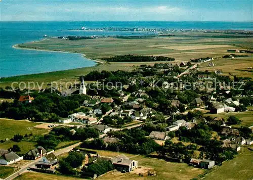 AK / Ansichtskarte Nebel_Amrum Fliegeraufnahme Nebel Amrum
