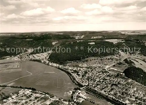 AK / Ansichtskarte Fridingen_Donau Fliegeraufnahme Fridingen Donau