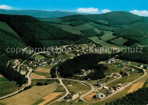 AK / Ansichtskarte Brauersdorf_Netphen Fliegeraufnahme Obernau Talsperre Brauersdorf Netphen