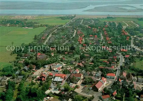 AK / Ansichtskarte Burhave Fliegeraufnahme Burhave