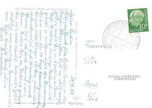 AK / Ansichtskarte Bad_Niederbreisig Fliegeraufnahme Hoehencafe Klein Petersberg Bad_Niederbreisig