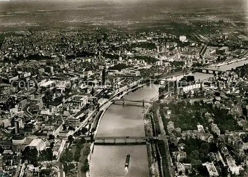 AK / Ansichtskarte Frankfurt_Main Fliegeraufnahme Frankfurt Main