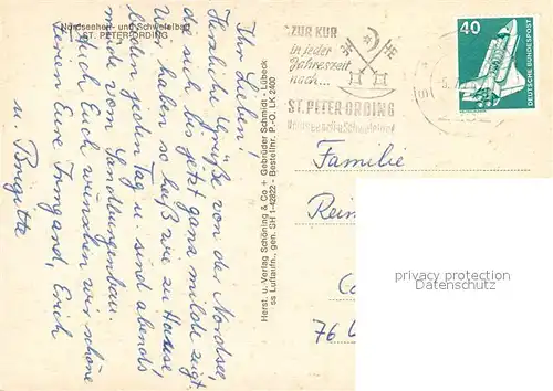 AK / Ansichtskarte St_Peter Ording Fliegeraufnahme St_Peter Ording