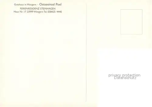 AK / Ansichtskarte Insel_Poel Fliegeraufnahme Wangern Ferienresidenz Steinhagen Insel_Poel