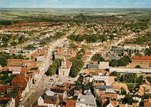 AK / Ansichtskarte Husum_Nordfriesland Fliegeraufnahme Husum_Nordfriesland