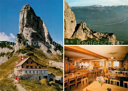 AK / Ansichtskarte Ruete Berggasthaus Staubern Stauberenchanzlen Rheintal Ruete