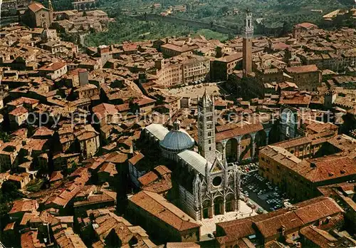 AK / Ansichtskarte Siena Duomo Veduta Aerea  Siena