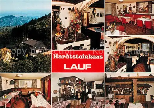 AK / Ansichtskarte Lauf_Baden Hardtsteinhaus Hotel Restaurant Schwarzwald Lauf_Baden