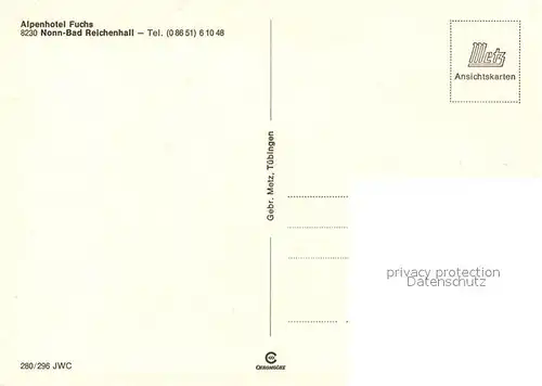 AK / Ansichtskarte Nonn_Oberbayern Alpenhotel Fuchs Nonn Oberbayern