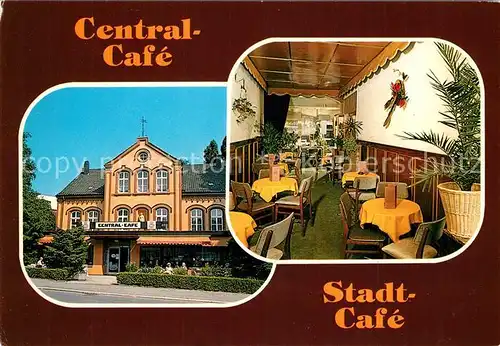 AK / Ansichtskarte Bad_Salzuflen Central Cafe Stadtcafe Bad_Salzuflen