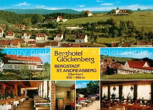 AK / Ansichtskarte St_Andreasberg_Harz Teilansichten Bergstadt Berghotel Glockenberg St_Andreasberg_Harz
