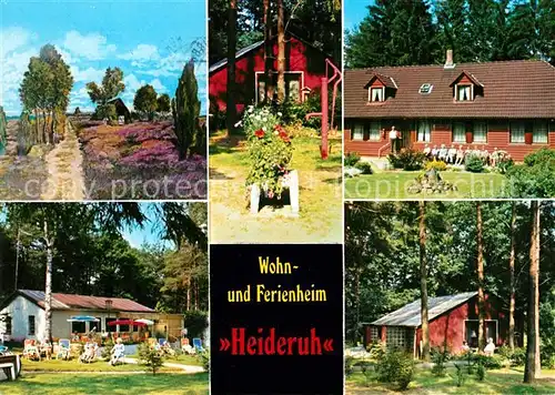 AK / Ansichtskarte Seppensen Wohn  und Ferienheim Liegewiese Sonnenterrasse Bungalow Landschaftspanorama Heidelandschaft Seppensen