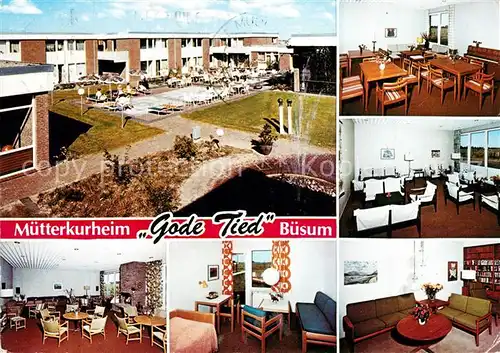 AK / Ansichtskarte Buesum_Nordseebad Muetterkurheim Gode Tied Buesum_Nordseebad
