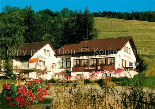 AK / Ansichtskarte Elzach Cafe Pension Schwarzwaldperle Elzach