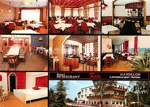 AK / Ansichtskarte Handeloh Hotel Restaurant Fuchs Naturschutzpark Lueneburger Heide Handeloh