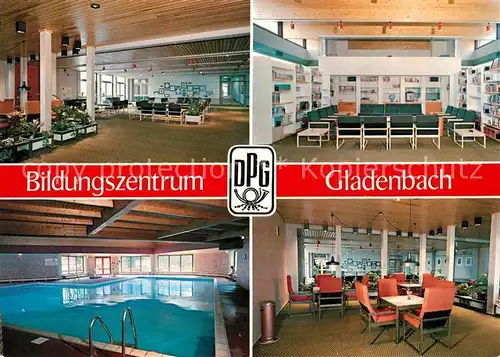 AK / Ansichtskarte Gladenbach Bildungszentrum der Deutschen Postgewerkschaft Hallenbad Gladenbach