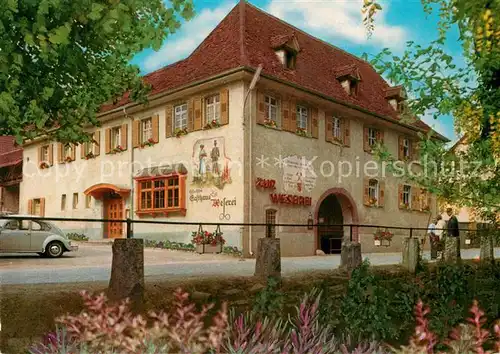 AK / Ansichtskarte Kandern Historisches Gasthaus zur Weserei Kandern