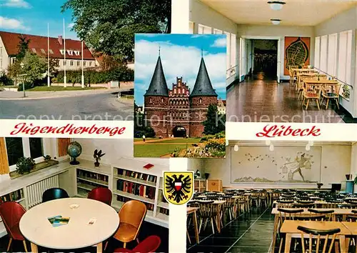 AK / Ansichtskarte Luebeck Jugendherberge Holstentor Luebeck